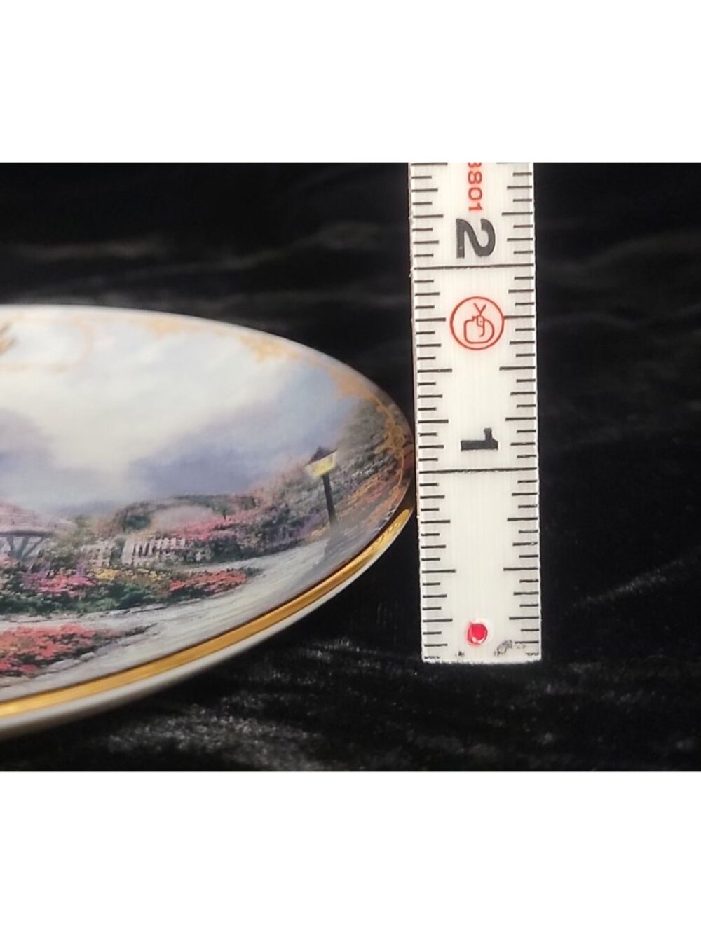 Vintage 1998 Bradford Exchange Thomas Kinkade "Chandler's Cottage" July Collecti - Picture 5 of 10